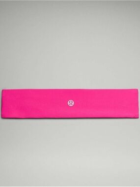Lululemon Hot pink Magenta Cotton Non-Slip Grip Yoga Running Active Headband
